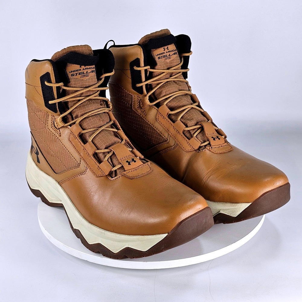 Under Armour Stellar G2 Tactical Boots Mens 13 Coyote Brown 3025578-200